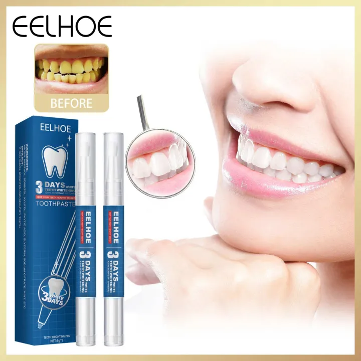 Eelhoe 3 Days Teeth Whitening Gel Pen Fresh Breath Insensitivity Tooth