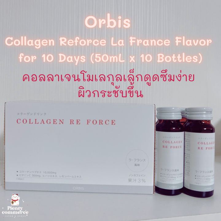 orbis-collagen-re-force-คอลลาเจนบรรจุใส่ขวดพร้อมดื่ม-แบรนด์-orbis-ช่วยให้ผิวกระชับขึ้น