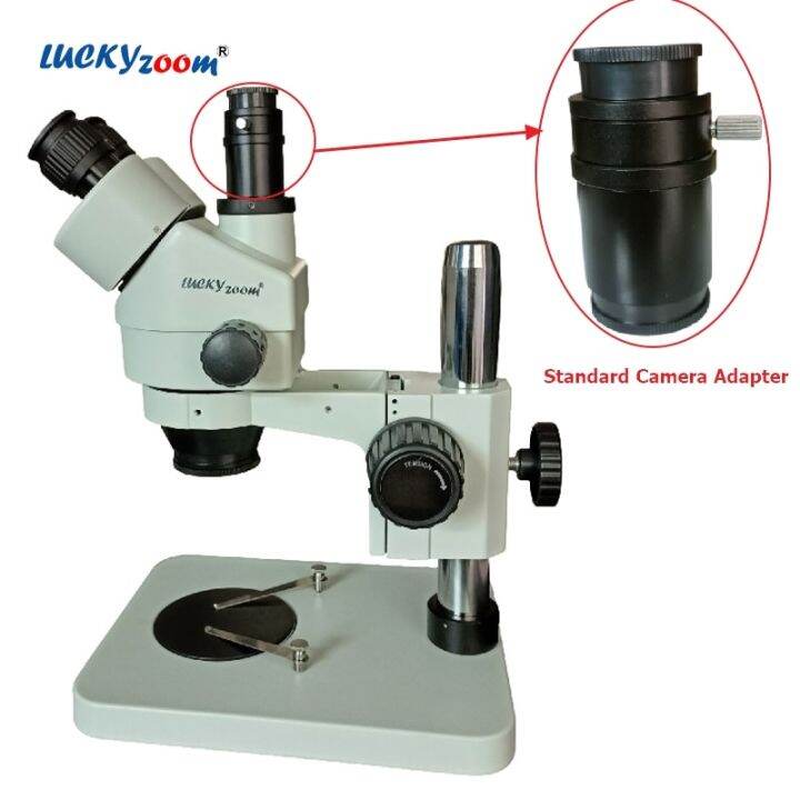 Standard Trinocular Microscope Camera Adapter 1X CMount Adapter For