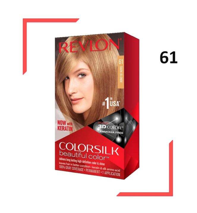 Revlon Colorsilk 61 Hair Color, Dark Blonde (#61) 