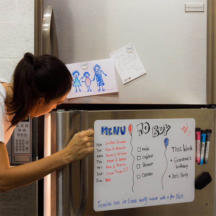 A2+A3 Size Whiteboard Fridge Stickers Recipe Monthly Weekly