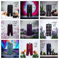 USA Fanal pajama (ผ้าสำลี ลายสก้อต การ์ตูน) รวมหญิงชาย คละไชน์ เอวยางยืด(พร้อมส่งทุกวัน)