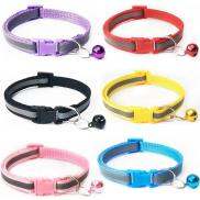 Nylon Vòng Cổ Cho Thú Cưng Cho Chó Mèo Vòng Cổ Phản Quang Chống Thất Lạc