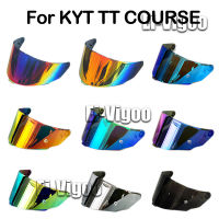 หมวกกันน็อค Visor สำหรับ KYT TT หลักสูตรหมวกกันน็อครถจักรยานยนต์โล่กระจกครีมกันแดด TTC หมวกกันน็อคอุปกรณ์เสริมความแข็งแรงสูง