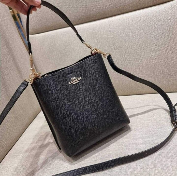 Original Coach CA214 Mollie Bucket Bag - Black | Lazada PH