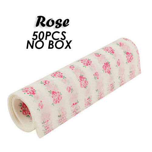 Pink and White Botanical Shelf and Drawer Liner Wrapping Paper