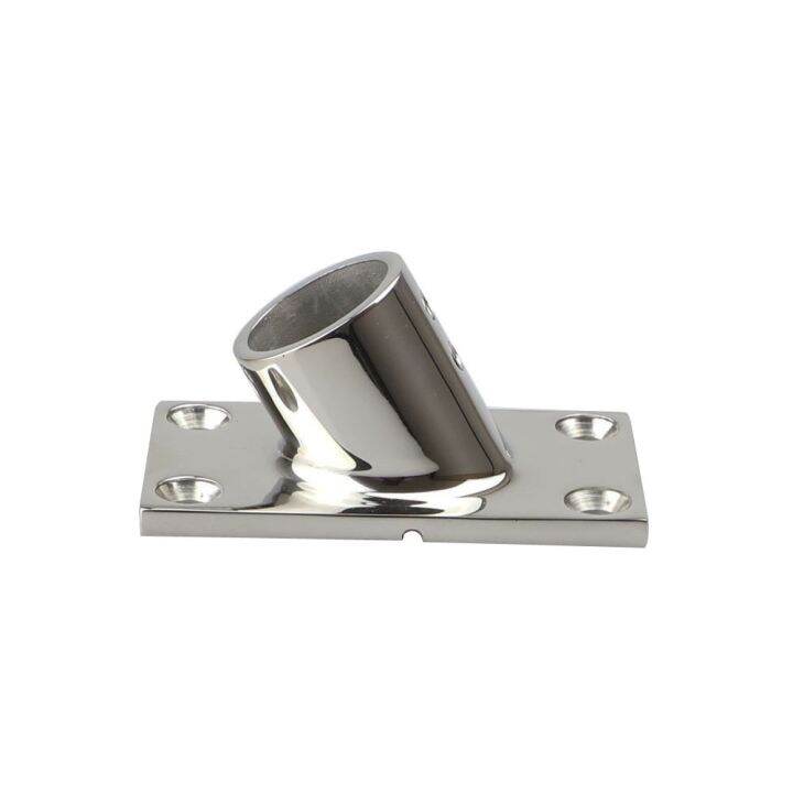 2PCS 45 Degree Square Stainless Steel 316 Handrail Connectors Fittings