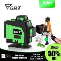 GRT 16 Lines 4D Laser Level Self-leveling 360 Horizontal And Vertical Cross Laser With Remote Control and Tripod Nivel Láser