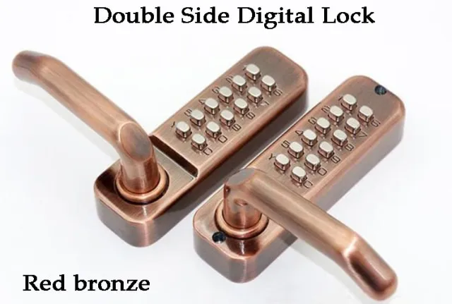 Long Handle Keyless Mechanical Digital Door Lock Password Keypad Home ...