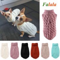 ZZOOI Warm Sweater for Dog Turtleneck Winter autumn Puppy Knitted Clothing Cat Kitten Clothes Costume For Small Dogs Chihuahua Outfit