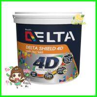 สีน้ำทาภายนอก DELTA SHIELD 4D BASE C กึ่งเงา 1 แกลลอน (3.8 ลิตร)EXTERIOR WATER-BASED PAINT DELTA SHIELD 4D BASE C SEMI-GLOSS 1GAL **สอบถามเพิ่มเติมได้จ้า**