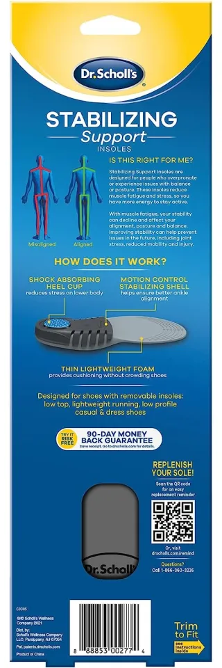 Dr. Scholl's  NEW Stabilizing Support Insoles 