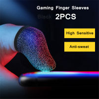 2 PCS Gaming Finger Sleeves Anti-slip Anti-sweat for Mobile Phone Games PUBG Free Fire Gaming