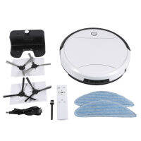 เครื่องดูดฝุ่นหุ่นยนต์3 In 1ความจุแบตเตอรี่2000MAh เซ็นเซอร์กันการชนเครื่องทำความสะอาดบ้านอัตโนมัติสำหรับพื้นแข็งพรมขนสัตว์เลี้ยงของขวัญสุดเพอร์เฟกต์สำหรับผู้ชายผู้หญิง (สีดำ)