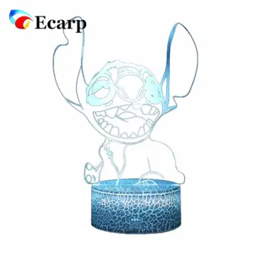 Cartoon Stitch Figurine 3D LED Light Children LED Night Light USB