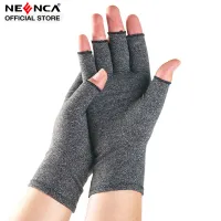 NEENCA โรคข้ออักเสบมือถุงมือการบีบอัด Fingerless ระบายอากาศและความชื้น Wicking ผ้าบรรเทาปวดรูมาตอยด์บรรเทากล้ามเนื้อความตึงเครียดถุงมือขี่จักรยานร่วมตกปลาถุงมือออกกำลังกาย