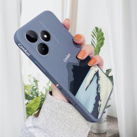 เคส PMP สำหรับ Realme C53 Realme Narzo N53ใหม่เคสโทรศัพท์ดีไซน์ข้างดีไซน์ฟูจิแบบขอบสี่เหลี่ยมรูปแบบของเหลวปลอกซิลิโคนคลุมทั้งหมดเคสป้องกันทนแรงกระแทกกล้อง