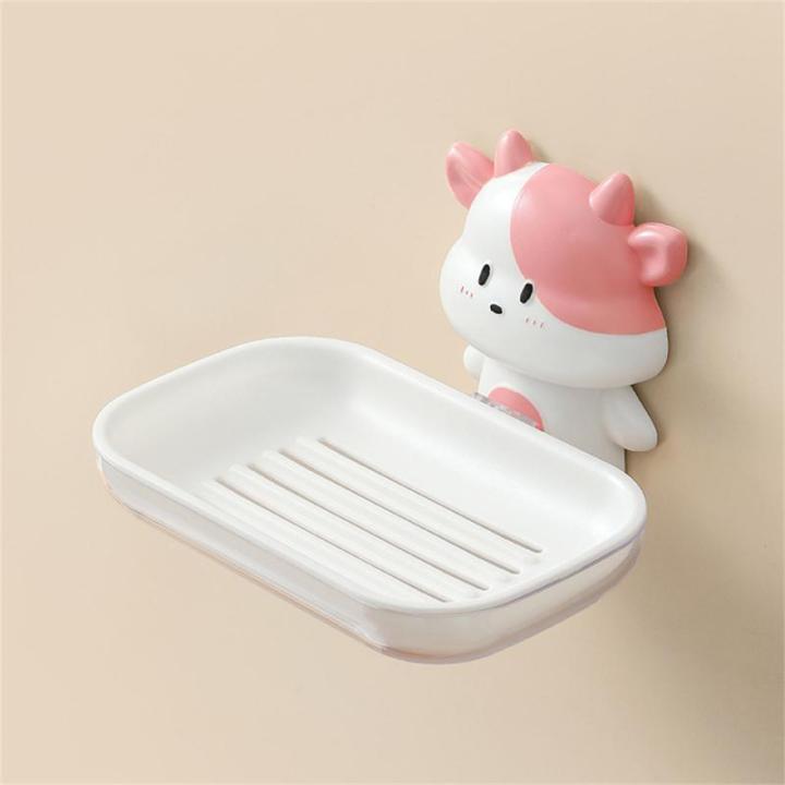 drain-rack-non-punch-soap-dish-simple-home-product-soap-box-storage-box-firm-soap-rack-calf-bathroom-product-wall-hanging-cute-soap-dishes