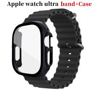 สายซิลิโคน + เคสสำหรับ Apple Watch Ultra Band สำหรับ Apple Watch Series 8 49Mm Smart Watch Strap