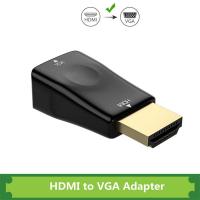 CHALI HD สำหรับแปลง VGA แล็ปท็อปพีซี VGA 15 Pin หัวแปลงสัญญาณ HDMI สายออดิโอ HDMI เป็น VGA Converter HDMI เป็นสาย VGA HDMI เป็นตัวรับ VGA HDMI ตัวผู้ไปเป็น VGA 15 Pin Female