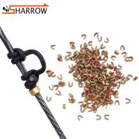 【YD】 30/50/100pcs Bowstring Buckle Clip Nocking Bow String Release Positioning Shooting Archery Accessories