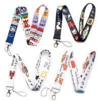 LX64 Friends Lanyard Keychain Rope Mobile Phone Neckband Lanyard Key ID Card USB Badge Clip DIY Lasso Lanyard