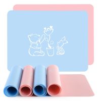 【CC】❧  Placemats for Kids Silicone Placemat Baby Resistant Non-slip Table Dining Mat to