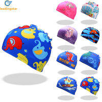 LeadingStar Fast Delivery Kids Cartoon Swimming Caps Digital Printing High Elastic Sports Swim Pool Hat Diving Hats For Boys Girls