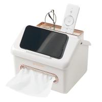 Table Tissue Box Dustproof Waterproof Desktop Tissue Organizer Vintage Dispenser Storage Napkin Case For Table Countertop