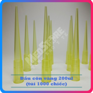 Đầu côn vàng pipet tip 200ul dùng thí nghiệm túi 1000 chiếc - TBYT Medstore