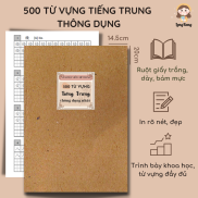 500 chữ Trung thông dụng Luyện viết chữ Trung Hoa Hán