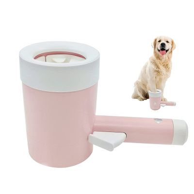 Paw Cleaner สำหรับสุนัข Semi Automatic Washer Cup Soft Silicone Bristles Keeping Carpet Furniture From Dirty Paw Prints