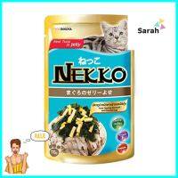 อาหารเปียกแมว NEKKO TUNA WITH SEAWEED &amp; STEAMED EGG IN JELLY 70 ก.WET CAT FOOD NEKKO TUNA WITH SEAWEED &amp; STEAMED EGG IN JELLY 70G **ด่วน ของมีจำนวนจำกัด**