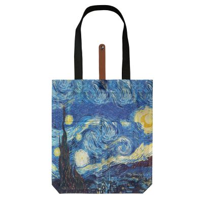 Reusable Groceries Print Shoulder Home Van Bag Gogh For Tote Customize Oil Polyester