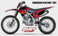 สติ๊กเกอร์วิบาก KAWASAKI KLX 230R ทั้งคัน Graphic kit สติ๊กเกอร์เคลือบเงา สุดคุ้ม