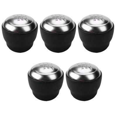 5X 6 Speed Car Mt Leather Gear Shift Knob Lever Shifter Handle Stick for Hyundai for Santa Fe for Kia K5