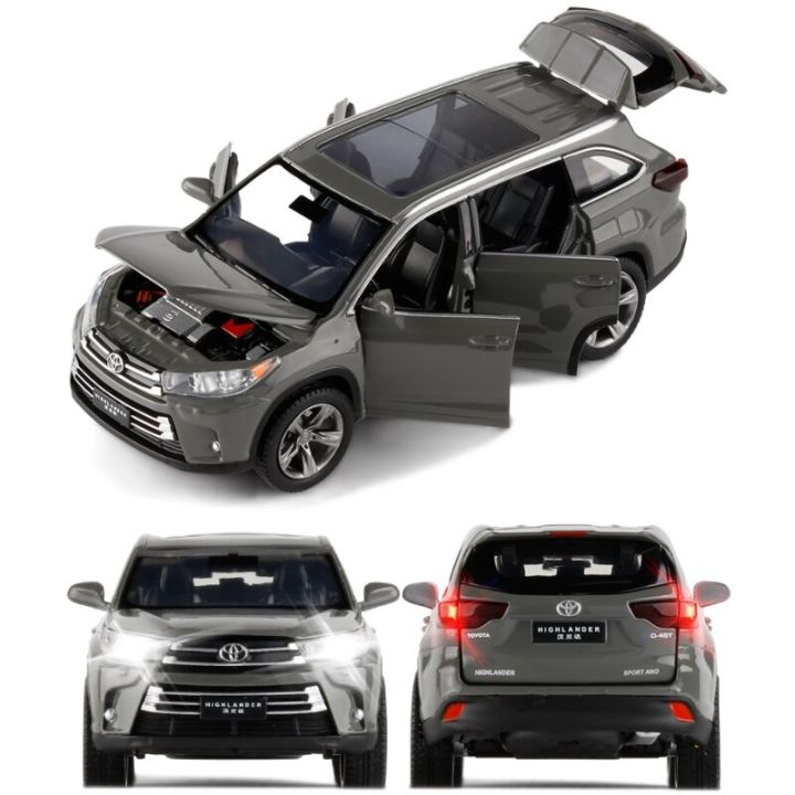 1-32-toyota-highlander-toy-car-diecast-metal-alloy-suv-miniature-jackiekim-sound-amp-light-collection-model-gift-for-boy-kid