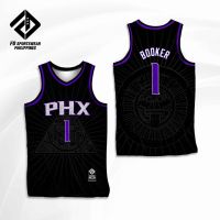 PHOENIX SUNS AZTEC FD EDITION DEVIN BOOKER CHRIS PAUL FULL SUBLIMATED JERSEY