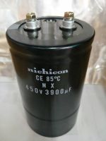 คาปาร์ซิเตอร์ 3900 UF 450Vvdc Capacitor misgiving 85C ขนาดสูง 13x7.5cm. สินค้าคุณภาพเต็มพร้อมส่ง สีด