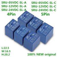 hotஐ❀  20PCS/LOT SRU- 05 12 24VDC-SL-A/C 5V 12V 24V 10A 4-pin 5-pin Songle Relay Components