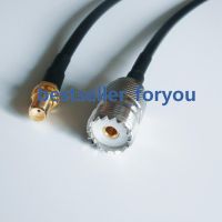 8inch UHF female SO239 SO-239 SL16 to SMA female RF Pigtail Cable RG58 20cm