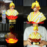 ซันจิ Sanji ครึ่งตัว พร้อมระบบไฟ LED 16 cm ลูกค้าทุกคนมีส่วนลดสูงสุด 200.- บาท กดรับ CODE ได้เลยครับ