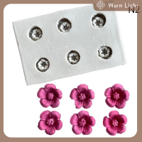 Warm Light Rose Flower ซิลิโคนเบเกอรี่แม่พิมพ์คัพเค้กเบเกอรี่แม่พิมพ์เครื่องมือครัว