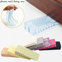 Silicone world Silicone Door Stop Stoppers Block Wedge Doorstops Door Stopper Home Office Door Rear Retainer Anti-collision Stop Door Hardware Locks