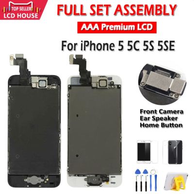 หน้าจอ Aaa สำหรับ Iphone 5 5c 5S 5se จอแสดงผล Lcd อะไหล่ดิจิไทเซอร์ประกอบเต็มตัวเครื่องหน้าจอสัมผัสจอแอลซีดี Huawei เต็ม