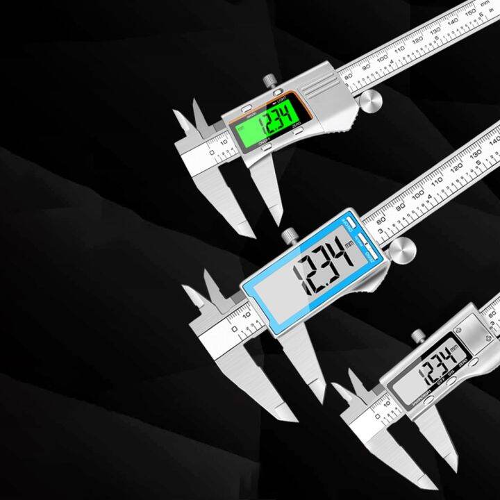 Digital Calipers Vernier Measuring Tools Electronic Plastic Calipers