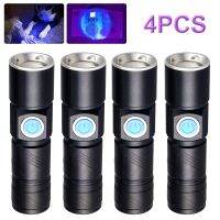 VASTFIRE Mini 395nm UV Flashlight Ultraviolet Blacklight USB Rechargeable Linternas Carpet Pet Urine Detector Catch Scorpions Rechargeable Flashlights