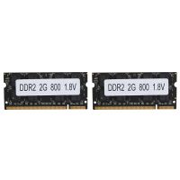 2X DDR2 2GB Laptop Ram 800Mhz PC2 6400 SODIMM 1.8V 200 Pins for Intel AMD Laptop Memory