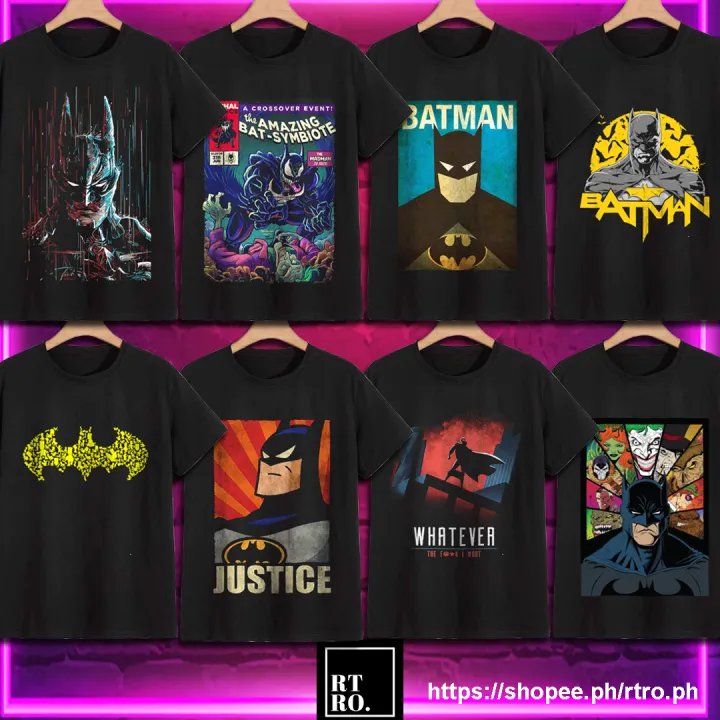 BATMAN DC Tshirt Superhero Cotton Streetwear Unisex Fashion | Lazada PH