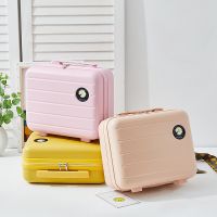 〖Margot decoration〗 New Vintage Cosmetic Bag Portable Suitcase 16 Inch Multi Function Compartment Storage Bag Large Capacity Wash Bag 34X15X25CM